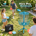 Junvero™ FlightCatch Outdoor Flying Disc Target – Portable Disc Toss Challenge for Backyard Games, Camping & Family Recreation